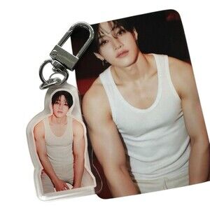 Bang Chan Stray Kids Keychain Karma Bias Idol Kpop Skz Photocard concert kpop